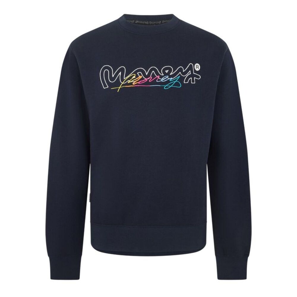Money Mens Chop Vice Crew Neck Sweatshirt / Navy